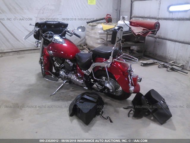 JYAVM01E97A106712 - 2007 YAMAHA XVS650 RED photo 3