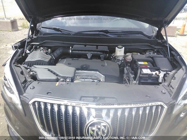 LRBFXBSAXHD120026 - 2017 BUICK ENVISION ESSENCE Սև լուսանկար 10
