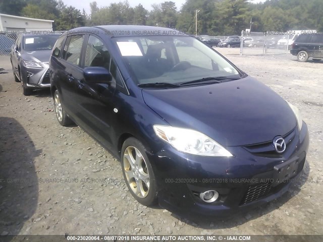 JM1CR29L590357022 - 2009 MAZDA 5 Dark Blue photo 1