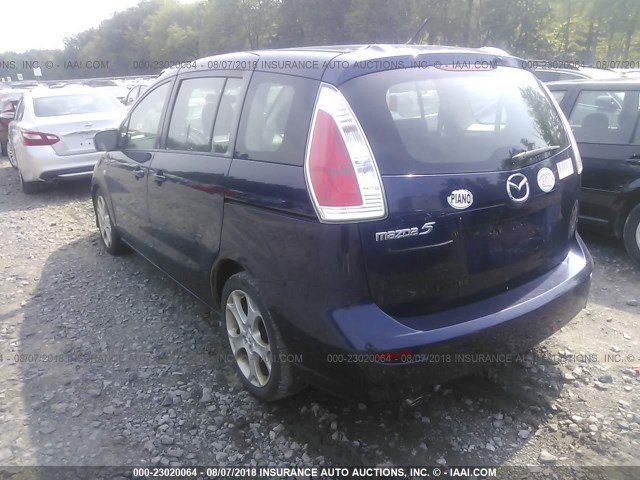 JM1CR29L590357022 - 2009 MAZDA 5 Dark Blue photo 3