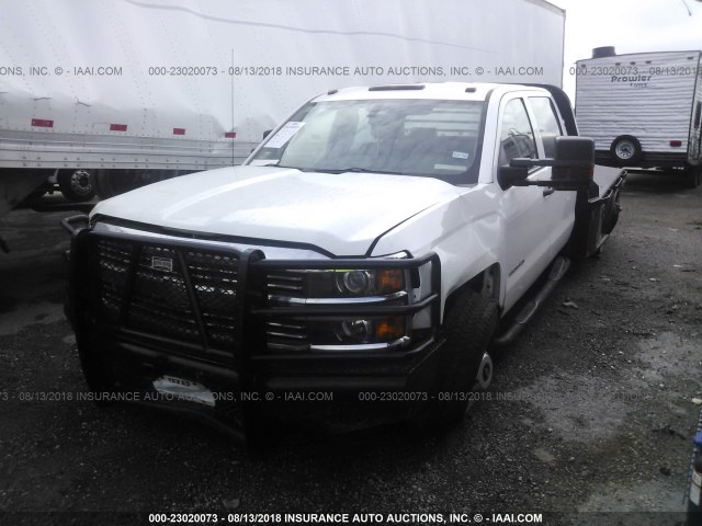 1GB4KYC84FF613194 - 2015 CHEVROLET SILVERADO K3500 WHITE photo 2