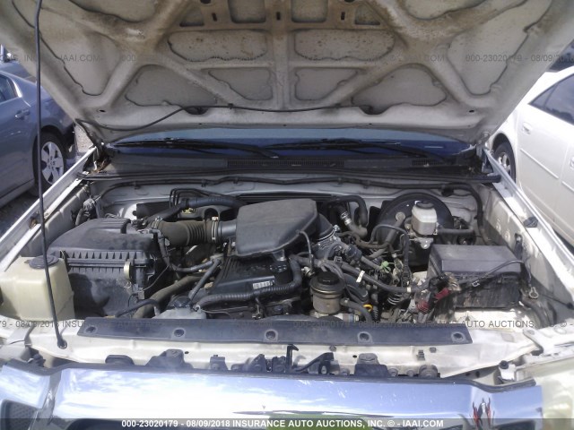 5TEUX42N25Z004569 - 2005 TOYOTA TACOMA ACCESS CAB Weiß Foto 10