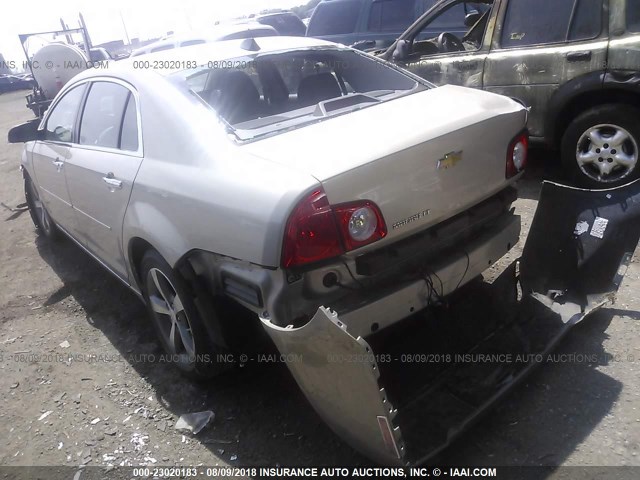 1G1ZC5E07CF326179 - 2012 CHEVROLET MALIBU 1LT 米色 照片 3