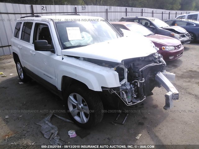 1C4NJRFB3FD259244 - 2015 JEEP PATRIOT LATITUDE WHITE photo 1