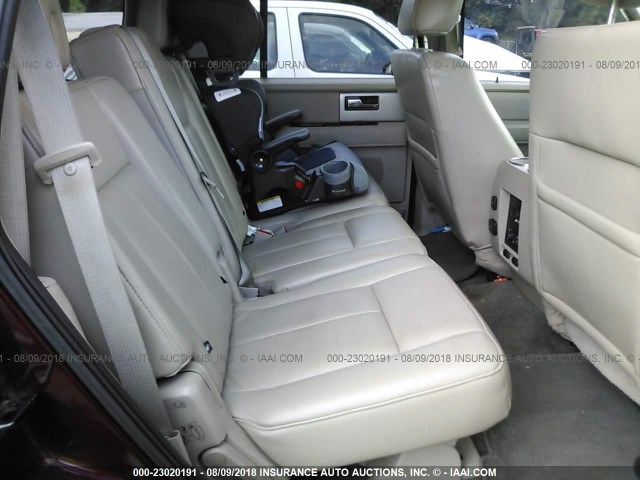 1FMJU2A5XCEF51702 - 2012 FORD EXPEDITION LIMITED BURGUNDY photo 8