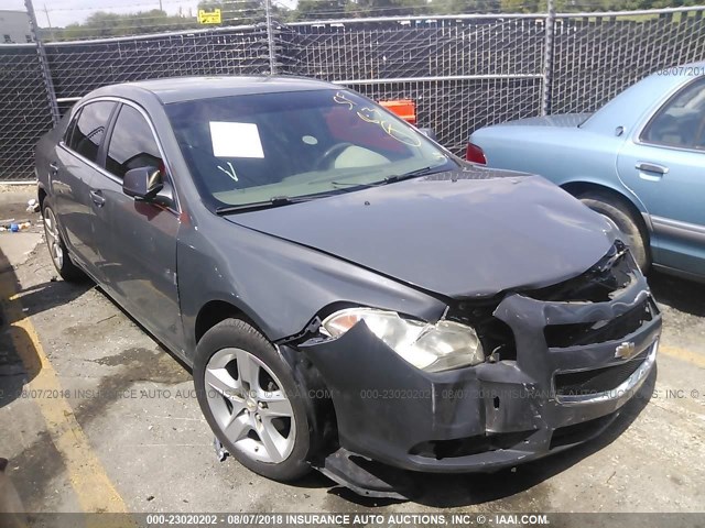1G1ZG57B09F112873 - 2009 CHEVROLET MALIBU LS ნაცრისფერი ფოტო 1