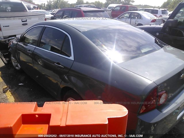 1G1ZG57B09F112873 - 2009 CHEVROLET MALIBU LS ნაცრისფერი ფოტო 3
