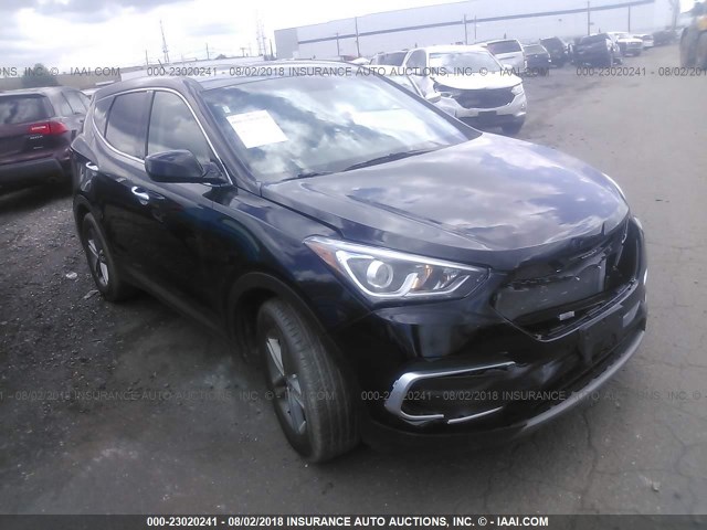 5NMZTDLB4JH092976 - 2018 HYUNDAI SANTA FE SPORT  BLACK photo 1