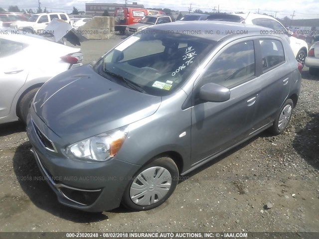 ML32A3HJ7JH009675 - 2018 MITSUBISHI MIRAGE ES SILVER photo 2