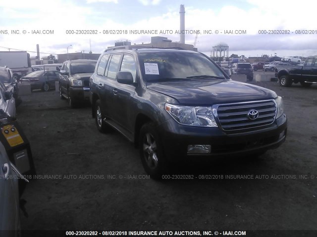 JTMHY05J385001252 - 2008 TOYOTA LAND CRUISER  GRAY photo 1