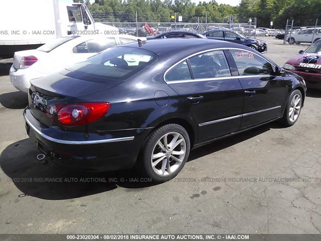 WVWHL93C09E547838 - 2009 VOLKSWAGEN CC LUXURY BLACK photo 4