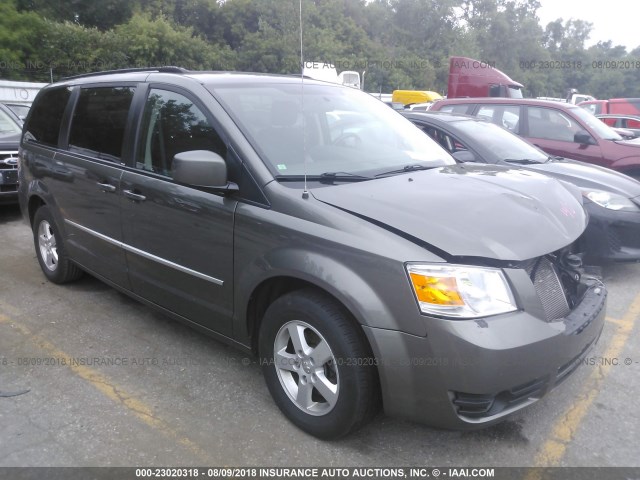 2D4RN5D15AR317274 - 2010 DODGE GRAND CARAVAN SXT GRAY photo 1