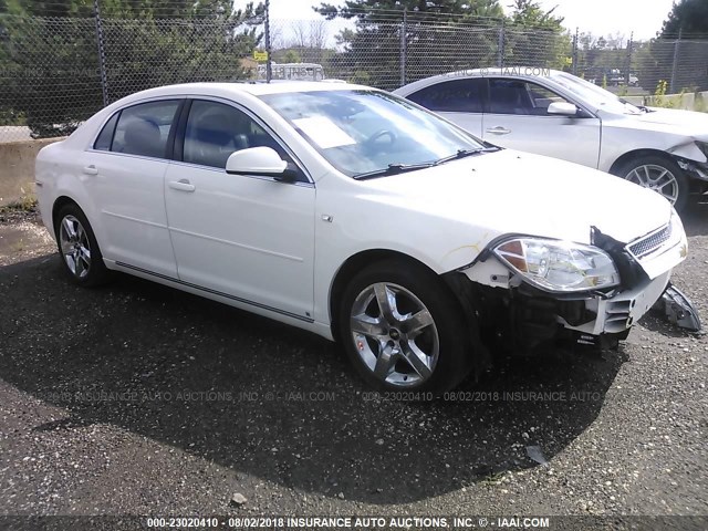 1G1ZH57B58F237136 - 2008 CHEVROLET MALIBU 1LT 白色 照片 1