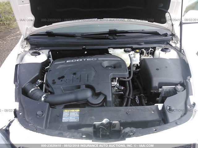 1G1ZH57B58F237136 - 2008 CHEVROLET MALIBU 1LT 白色 照片 10