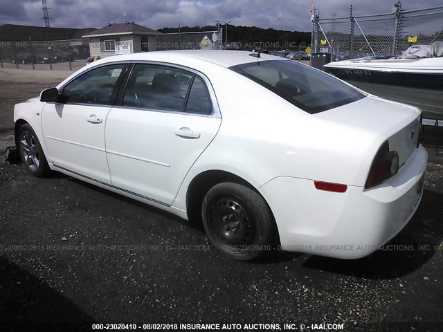 1G1ZH57B58F237136 - 2008 CHEVROLET MALIBU 1LT 白色 照片 3