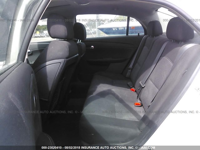 1G1ZH57B58F237136 - 2008 CHEVROLET MALIBU 1LT 白色 照片 8
