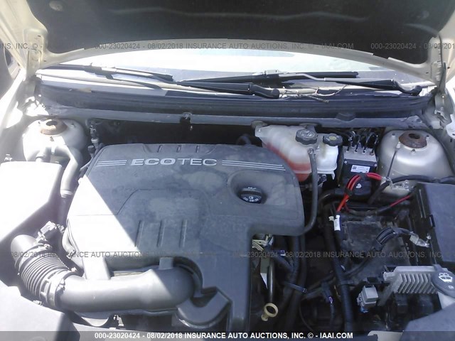 1G1ZB5EB2AF141622 - 2010 CHEVROLET MALIBU LS Qəhvəyi foto 10