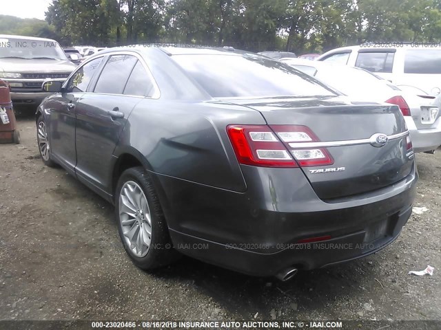 1FAHP2F85HG113815 - 2017 FORD TAURUS LIMITED GRAY photo 3