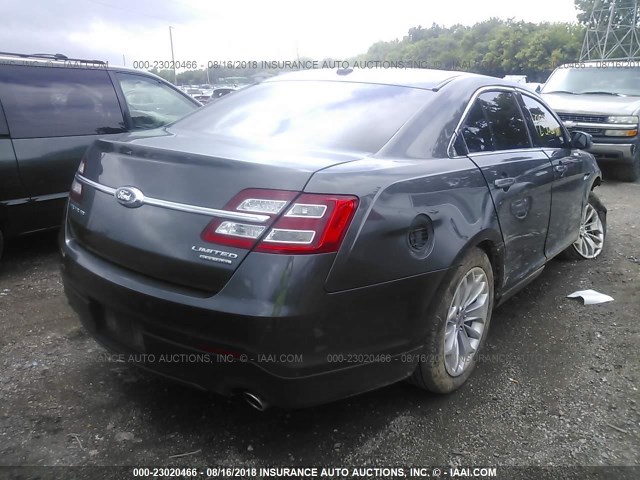 1FAHP2F85HG113815 - 2017 FORD TAURUS LIMITED GRAY photo 4