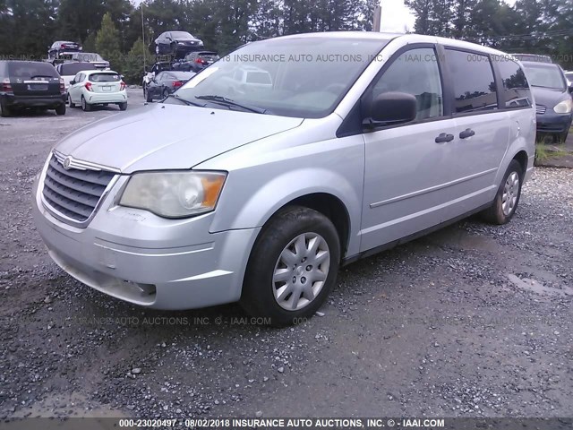 2A8HR44H68R831495 - 2008 CHRYSLER TOWN & COUNTRY LX SILVER photo 2
