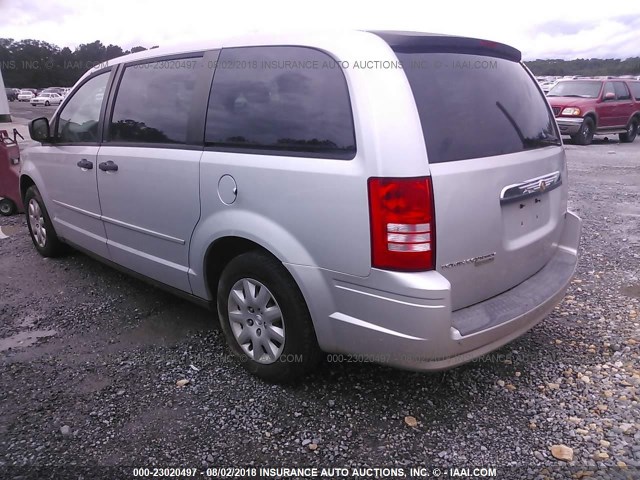 2A8HR44H68R831495 - 2008 CHRYSLER TOWN & COUNTRY LX SILVER photo 3