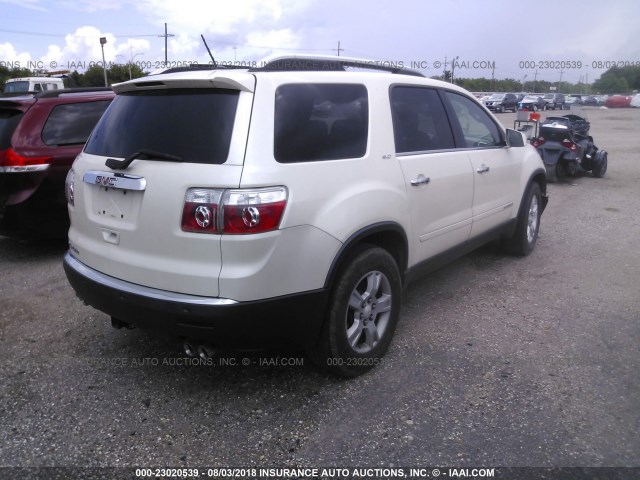 1GKER237X8J157559 - 2008 GMC ACADIA SLT-1 Weiß Foto 4