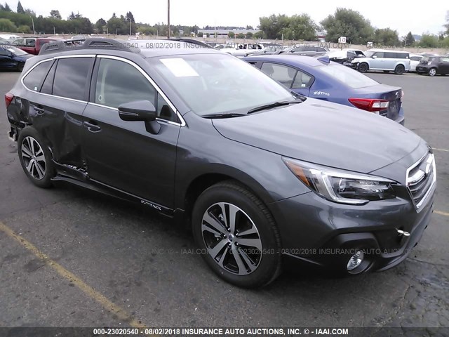 4S4BSANC6J3337862 - 2018 SUBARU OUTBACK 2.5I LIMITED BLACK photo 1