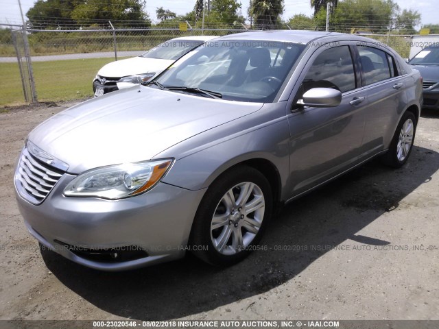 1C3CCBBB9DN554360 - 2013 CHRYSLER 200 TOURING GRAY photo 2