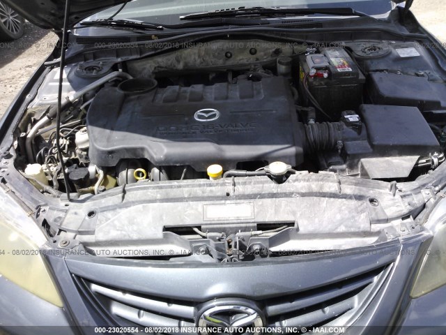 1YVHP84CX55M40149 - 2005 MAZDA 6 I 灰色 照片 10