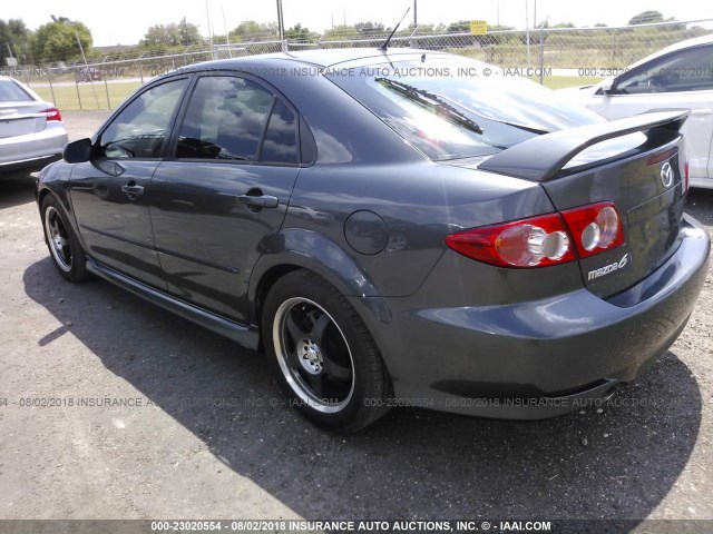 1YVHP84CX55M40149 - 2005 MAZDA 6 I 灰色 照片 3