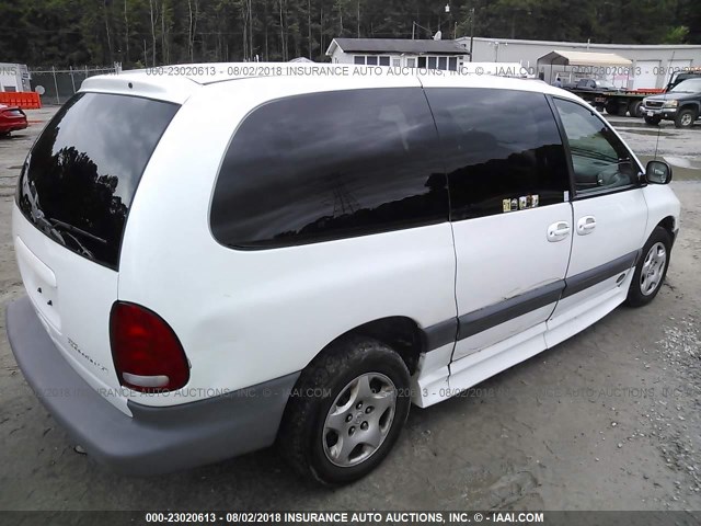 2B4GP44R8YR592594 - 2000 DODGE GRAND CARAVAN SE/SPORT WHITE photo 4