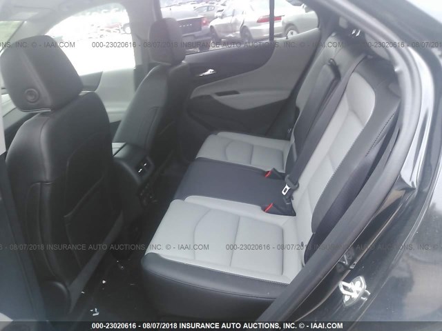 2GNAXVEV0J6214424 - 2018 CHEVROLET EQUINOX PREMIER BLACK photo 8