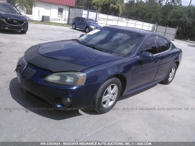 2G2WP552281119105 - 2008 PONTIAC GRAND PRIX BLUE photo 2