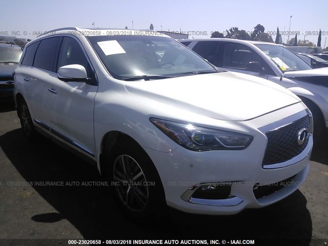 5N1AL0MMXGC521661 - 2016 INFINITI QX60 WHITE photo 1