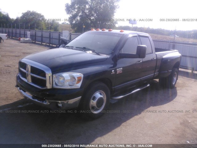 3D7ML48C77G718512 - 2007 DODGE RAM 3500 ST/SLT BLACK photo 2