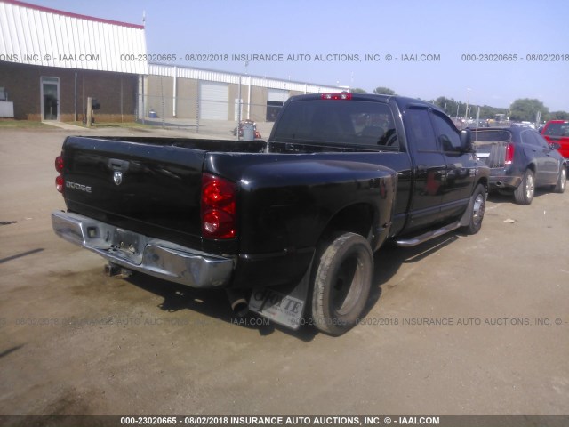 3D7ML48C77G718512 - 2007 DODGE RAM 3500 ST/SLT BLACK photo 4