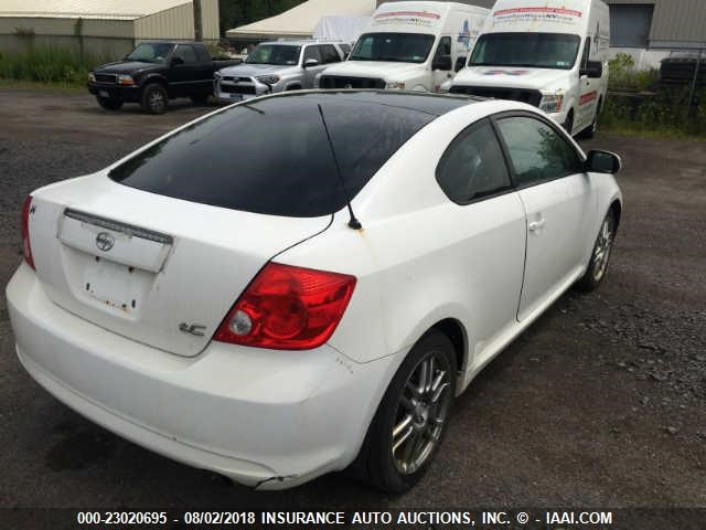 JTKDE167750027578 - 2005 TOYOTA SCION TC 白色 照片 4