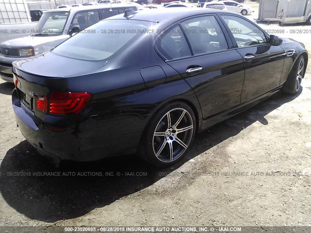 WBSFV9C5XED593477 - 2014 BMW M5 BLACK photo 4