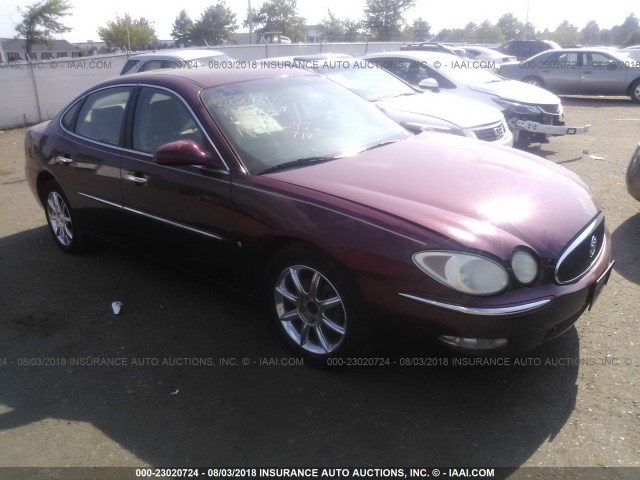 2G4WE587X61217655 - 2006 BUICK LACROSSE CXS MAROON photo 1