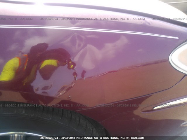 2G4WE587X61217655 - 2006 BUICK LACROSSE CXS MAROON photo 6