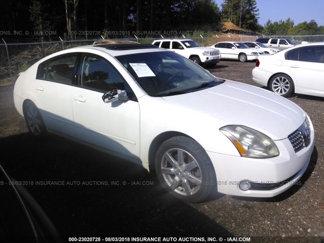 1N4BA41E96C860452 - 2006 NISSAN MAXIMA SE/SL WHITE photo 1