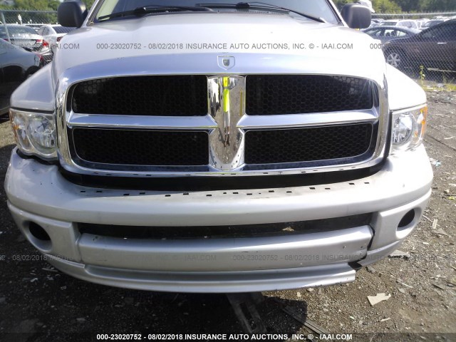 1D7HU18Z02J152122 - 2002 DODGE RAM 1500 SILVER photo 6