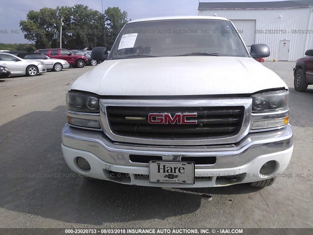 1GTEK19T34E189836 - 2004 GMC NEW SIERRA K1500 WHITE photo 6