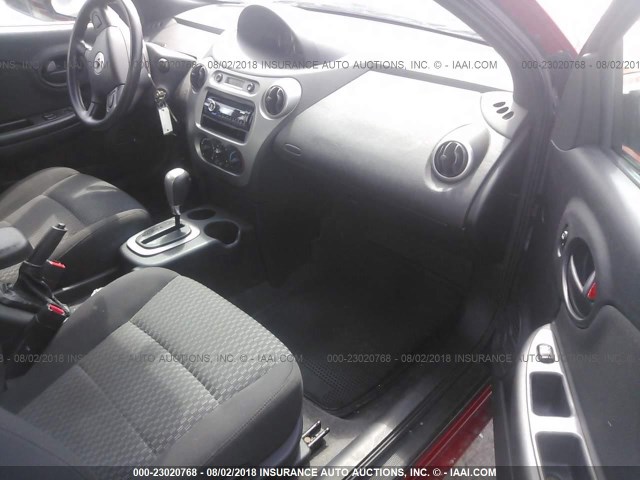 1G8AN12F45Z165012 - 2005 SATURN ION LEVEL 2 RED photo 5