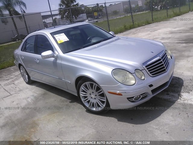 WDBUF56X68B262184 - 2008 MERCEDES-BENZ E 350 SILVER photo 1