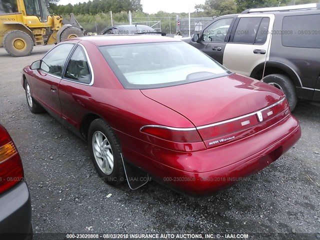 1LNLM91VXTY714008 - 1996 LINCOLN MARK VIII LSC/DIAMOND ANNIVERSARY RED photo 3