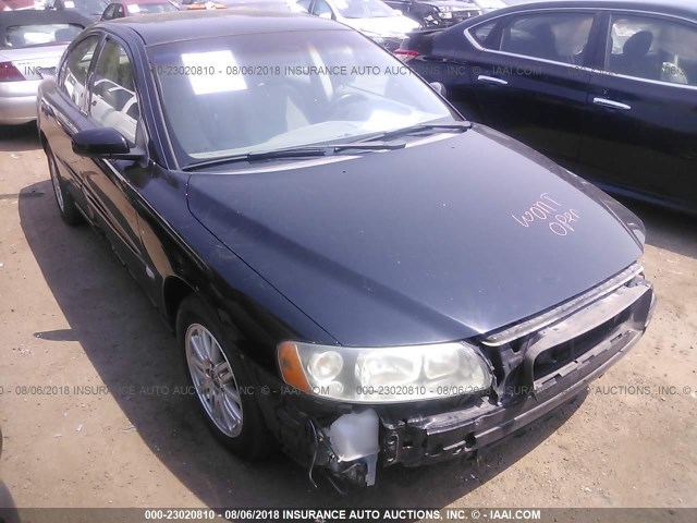 YV1RS612152431683 - 2005 VOLVO S60 Қара фото 1