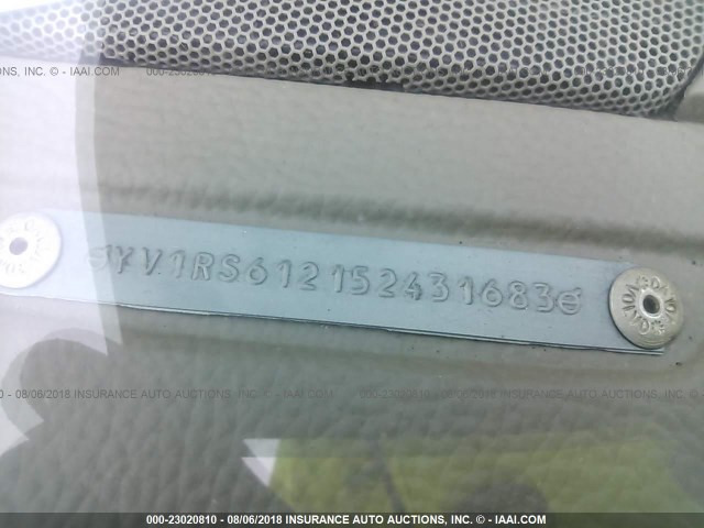 YV1RS612152431683 - 2005 VOLVO S60 Қара фото 9