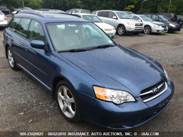 4S3BP616677319513 - 2007 SUBARU LEGACY 2.5I BLUE photo 1