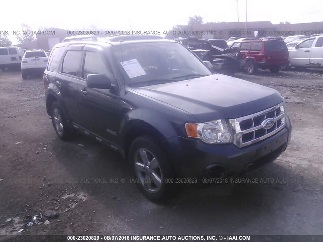 1FMCU94108KC13017 - 2008 FORD ESCAPE LIMITED GRAY photo 1